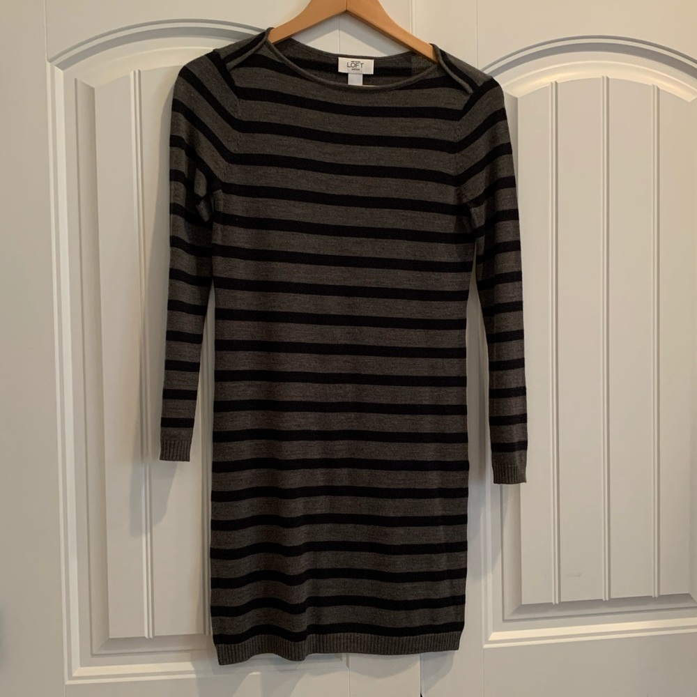 Beautiful Striped Sweater Dress